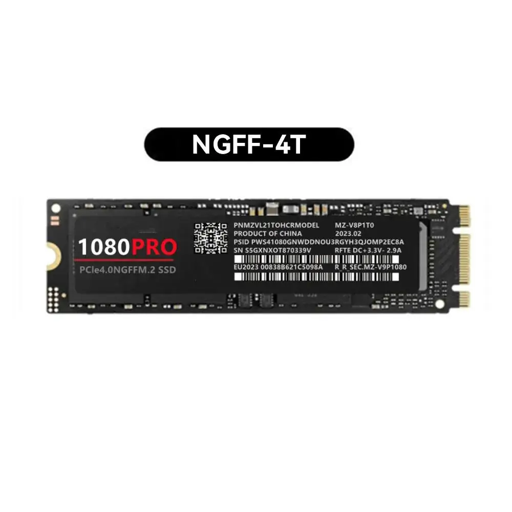 4TB Ssd Solid State 1080pro Hard Drive Naff M.2 Ssd Nvme 1tb