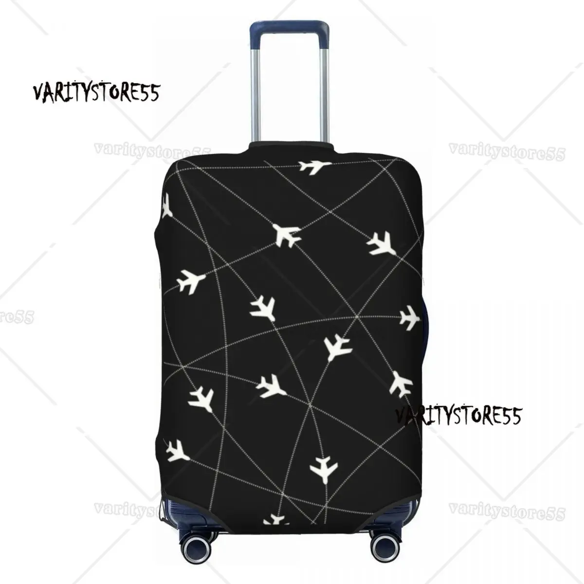 Air Traffic Controllers Luggage Cover Fashion Fighter Pilot Aircraft Suitcase Protector Covers Suit For 18-32 inch