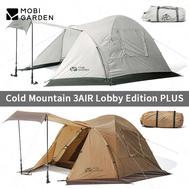 キャンプ,ハイキング,3人用の大きなスペーステント,冬用の折りたたみ式屋外トラベルテント,防水,4000mm
