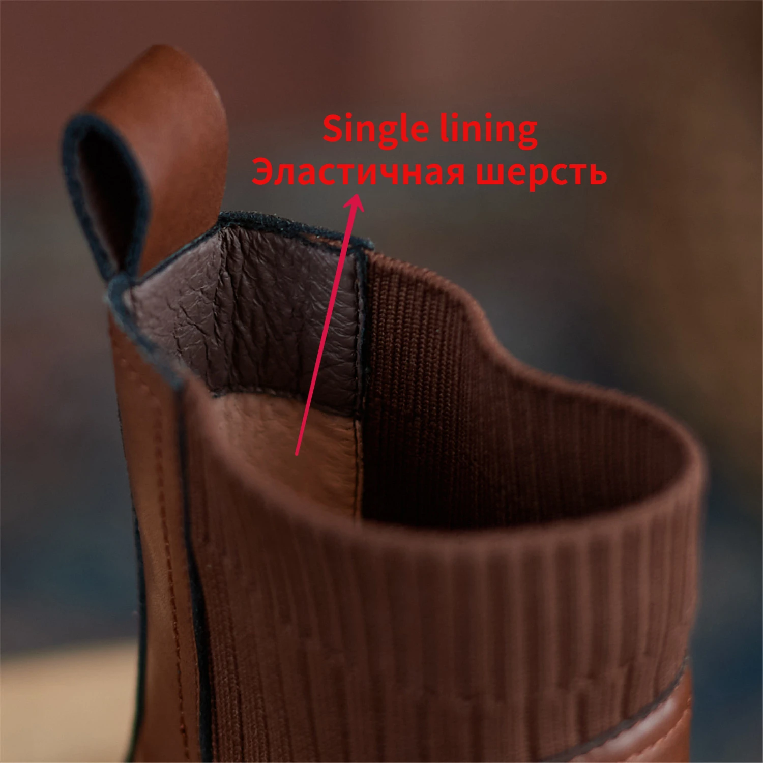Women Ankle Boots Split Cow Leather Chunky High Heel Knitted Wool Slip on Quality Designer Spring Fall Sock Boots Big Size 42