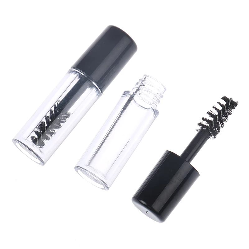 Empty Mascara Bottles With Wand Refillable 5/10Pcs 0.8ml Empty Mascara Tube DIY Wand Eyelash Cream Container Liquid Bottle