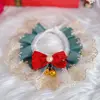 Cute Organza Lace Bowknot Cat Collar Pet Ornament Scarf Accessories Pet Saliva Towel Cat Dog Decor Pet Neck Strap Cat Dog 2