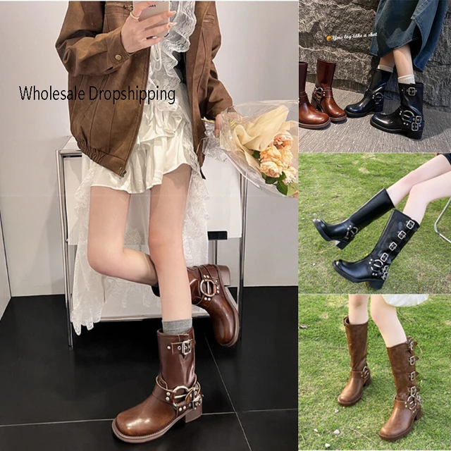 Botas Moteras Hombres - Zapatos - AliExpress