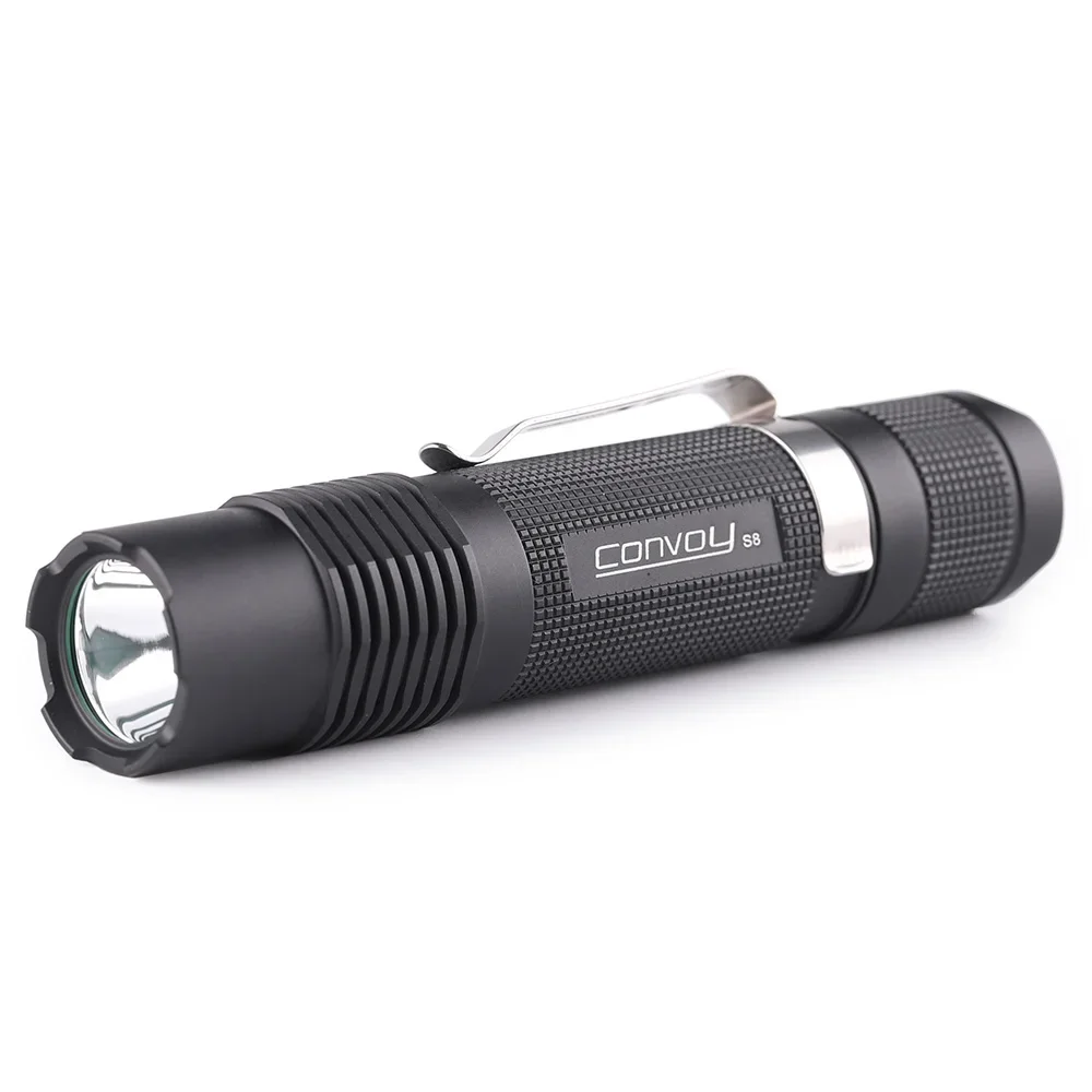 

Convoy S8 with KW CSLNM1.TG Flashlight Linterna Led 18650 Torch Long Range Fishing Camping Lamp Latarka Tactical Lantern