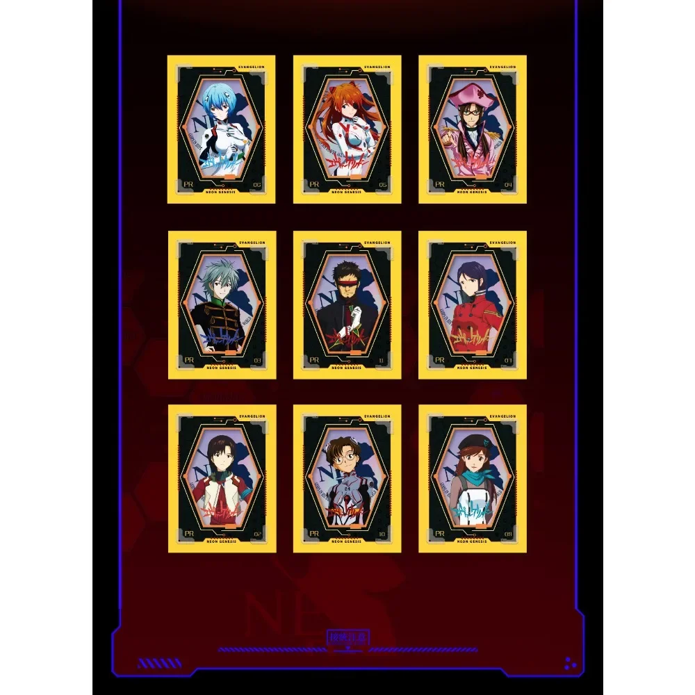 Original EVA Evangelion Card Collection Booster Box Ikari Shinji Ayanami Cute Cartoon Quicksand Card Children's Birthday Gifts 3
