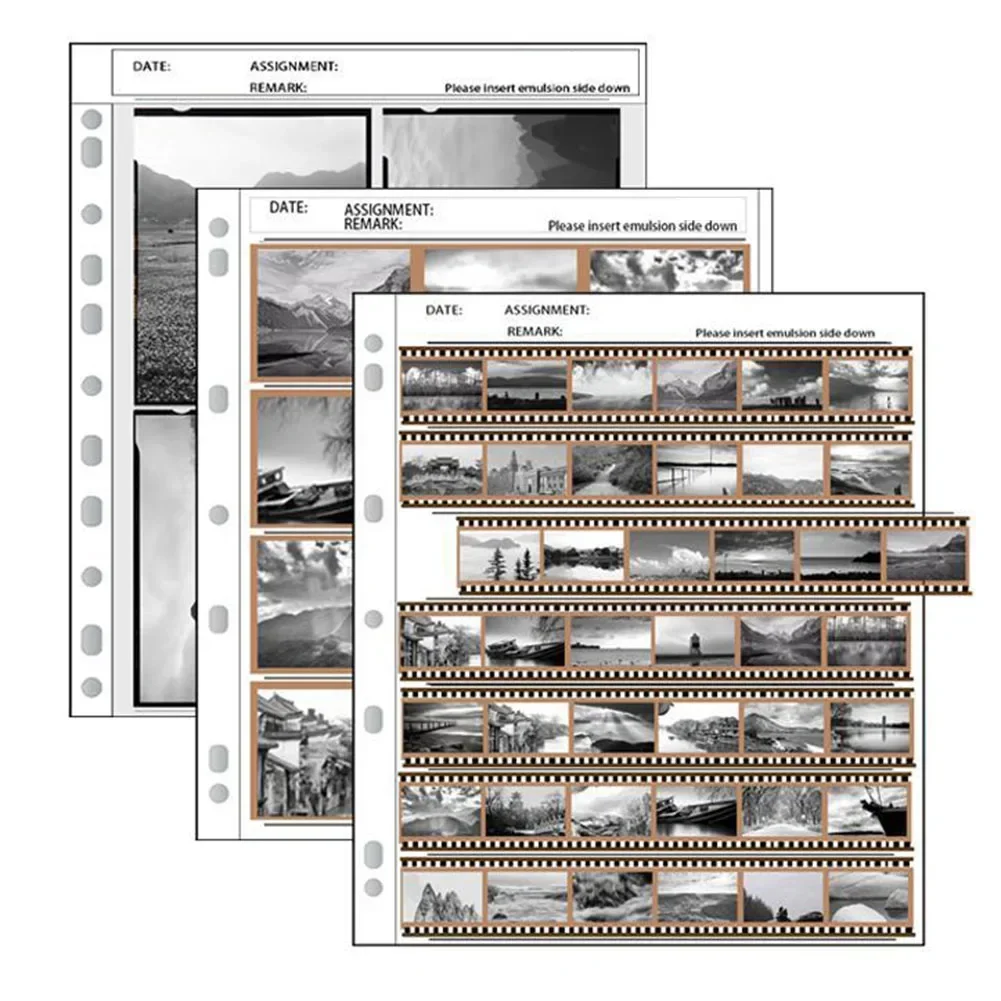 High Resolution Negative Film Storage Pages Acid Free Material Minimize Static Electricity Keep Your Film Safe