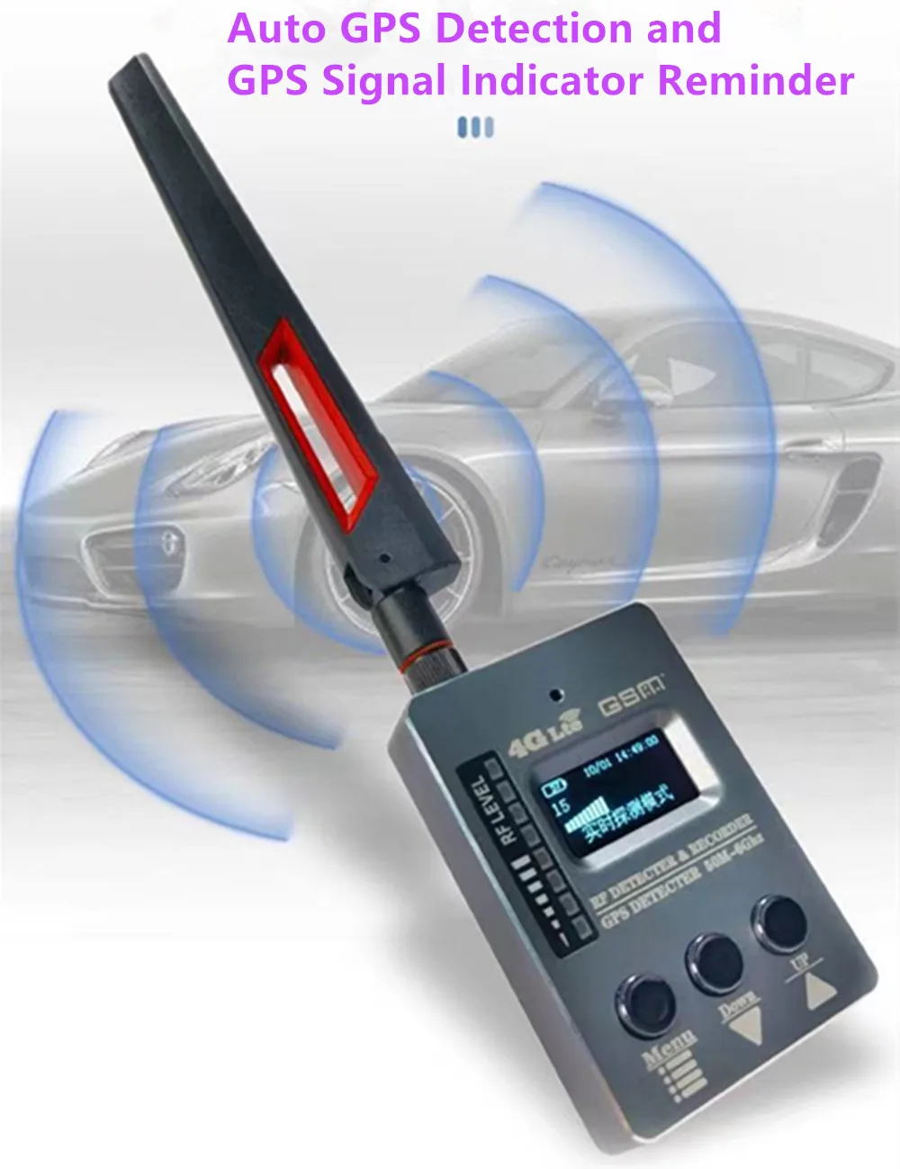 GPS Tracker Detector Anti Spy Hidden Camera GSM Wiretap Sound Signal Spy Devices Finder