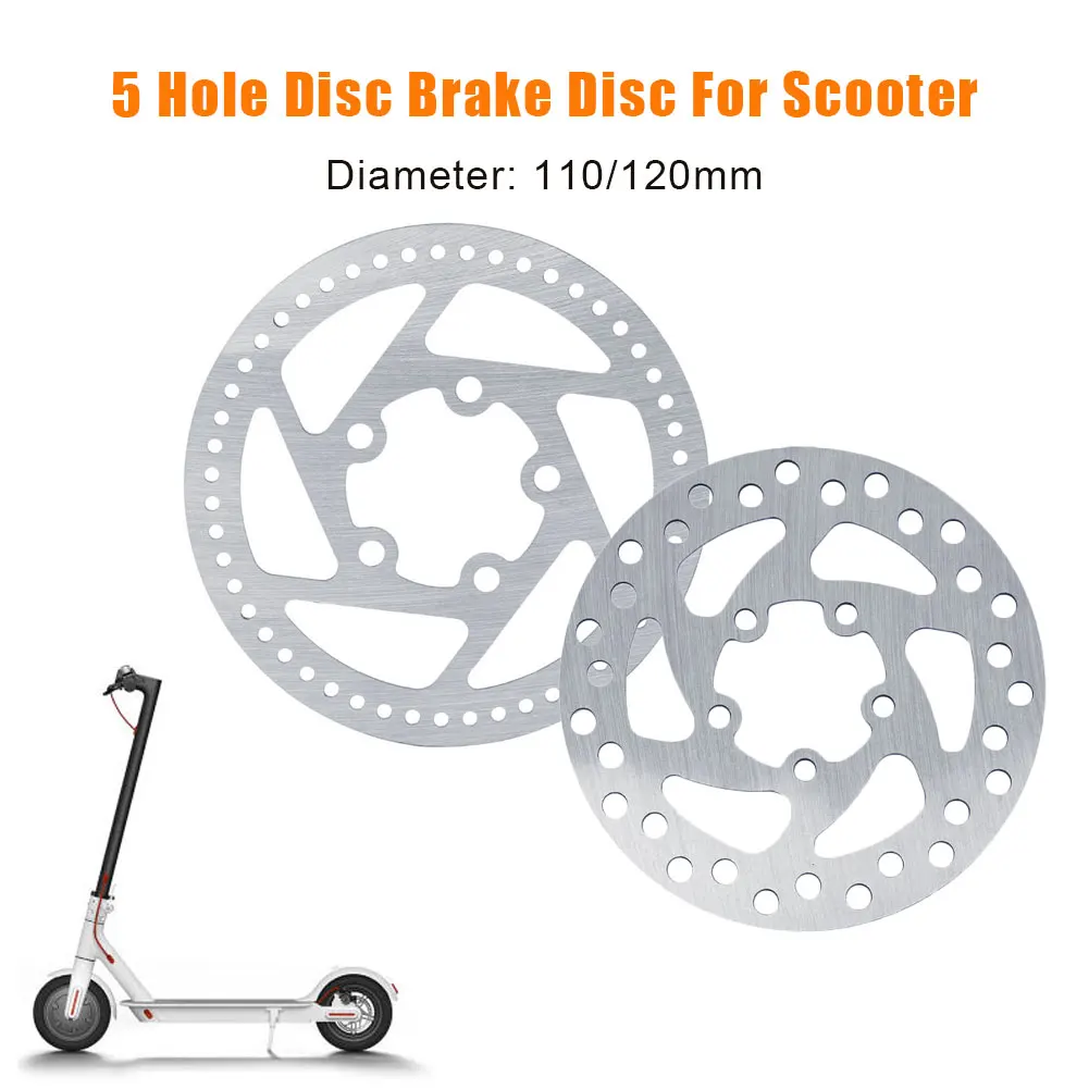 

Fit for Xiaomi Mijia Electric Scooter M365 With Hole From Disc Brake Disc 5 Holes 110/120mm Brake Disc Rear Wheel Disc Rear Disc
