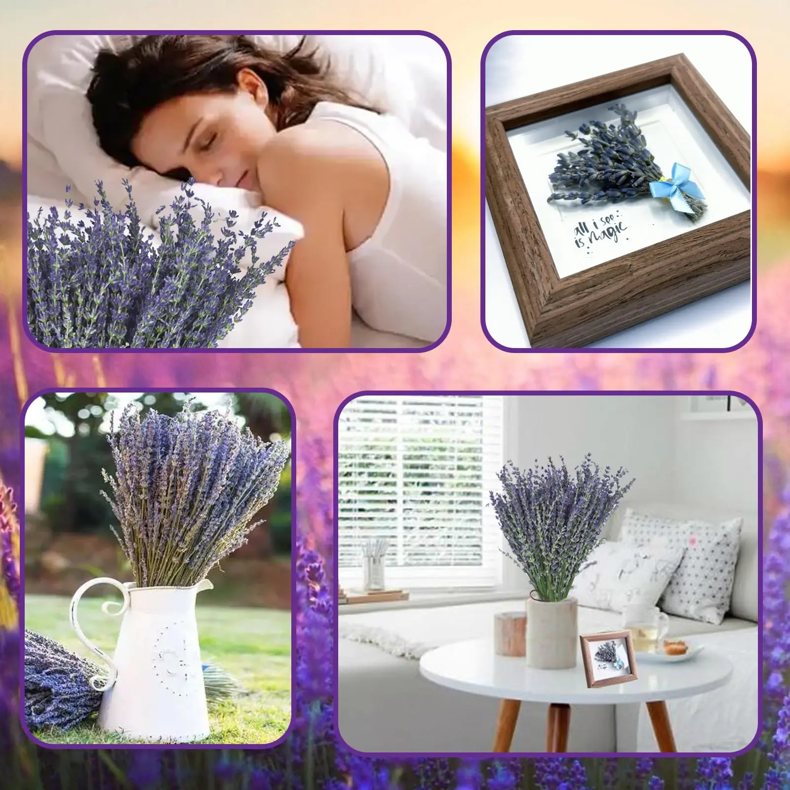Mazzo di lavanda essiccata, pacchetto di fiori di lavanda conservati,  bouquet di lavanda naturale per artigianato, casa, matrimonio, arredamento  country francese - AliExpress, image size:1600x1600
