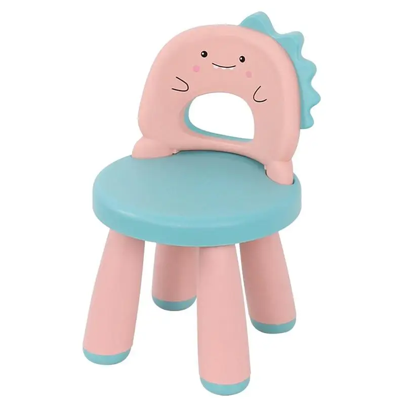 

Kids Chairs For Table Stepping Stool For Kids Toddler Dino Chair Full Backrest Good Toughness Non-slip Pad Double Thickened