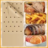100Pcs Air Fryer Paper for Ninja Disposable Non-Stick Oil-proof Paper Kitchen Baking Micro-wave Barbecue Oven Fryer Papers 5