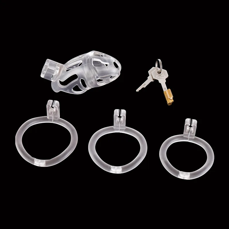 Penis Chastity Cage Sextoy Men Resin Male Chastity Cage Anti Removal Imprisonment Penis Chastity Lock Bondage to Prevent Cheating Sex Abstinence Toy