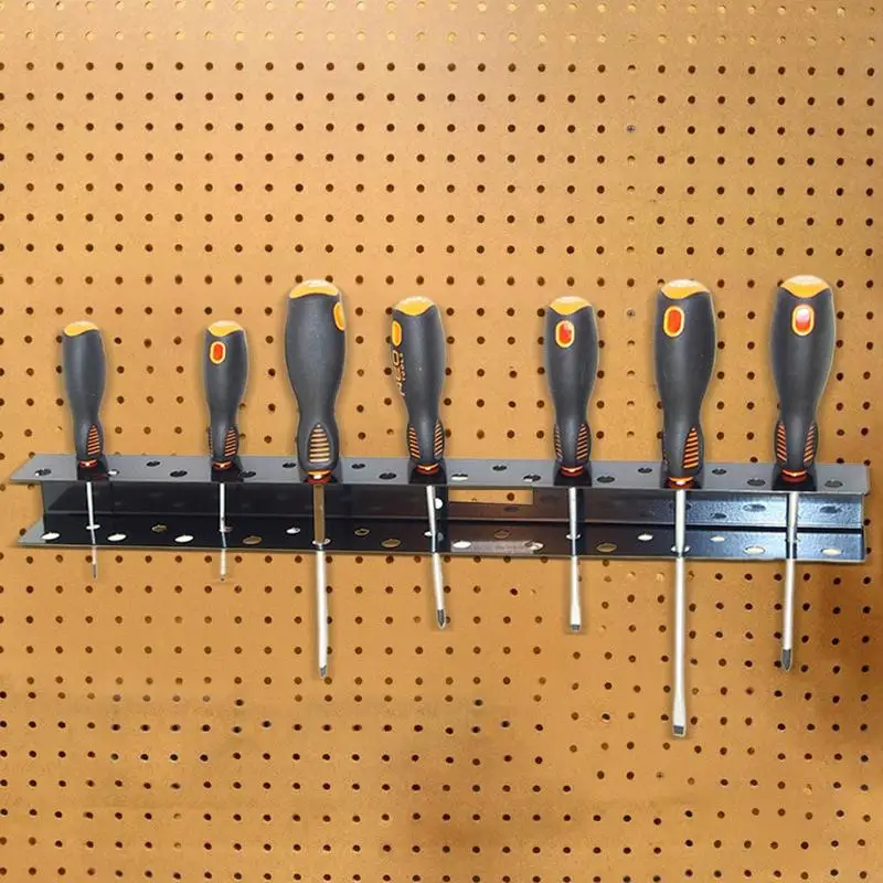 32cm Screw Organizer Wall Mount Screwdriver Holder Storage Rack Storage Organizer Tool Rack Tool Screwdriver