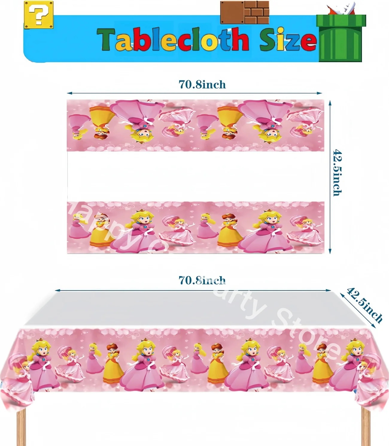 thumbnail image 1 of Mantel de Mario, decoración de fiesta de cumpleaños, mantel desechable, mantel de Super Bros, mantel de baby shower, regalos para niños, suministros para fiestas, 1 of 5
