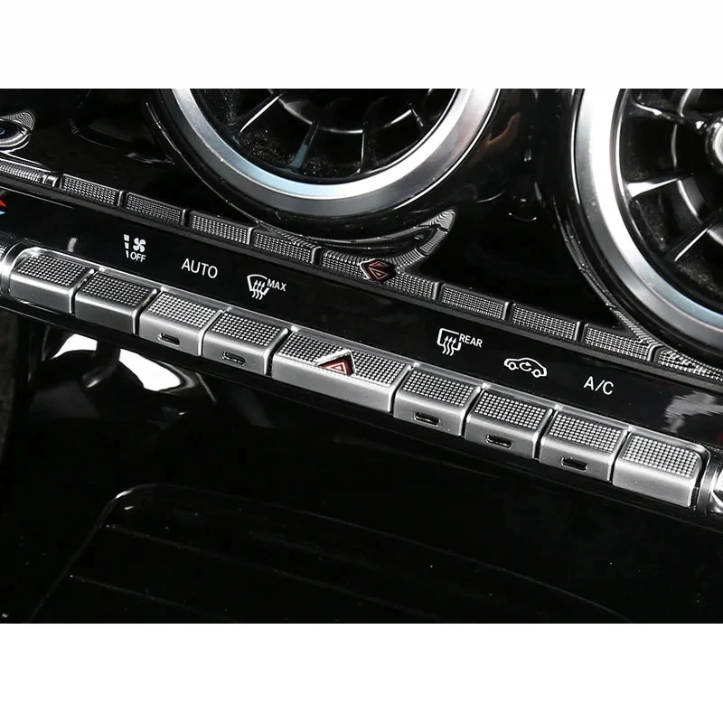 Klimaanlagen-Auslassknopf-Abdeckung Aufkleber für Mercedes Benz A B CLA GLB GLA Klasse W177 W247 C118 W118 X247 H247 – Detail 11