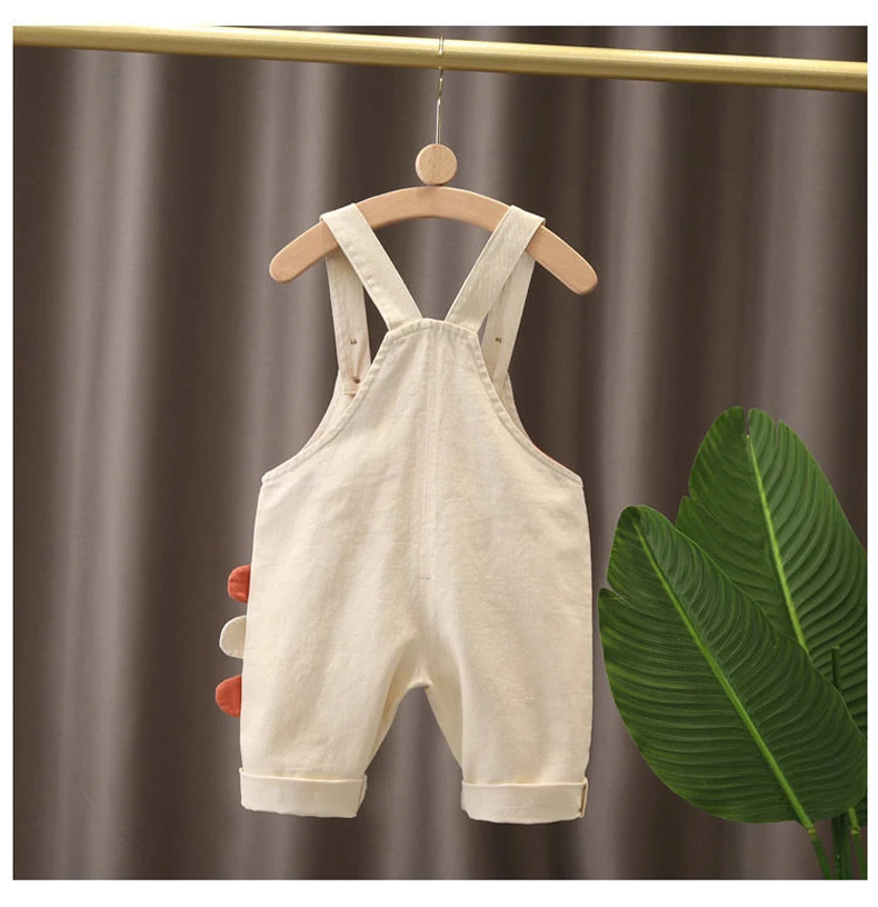 IENENS Girl Boy Overalls Dungarees 1-4Y Solid Color Children Long Pants Kids Jumpsuit Clothes Clothing Baby Trousers