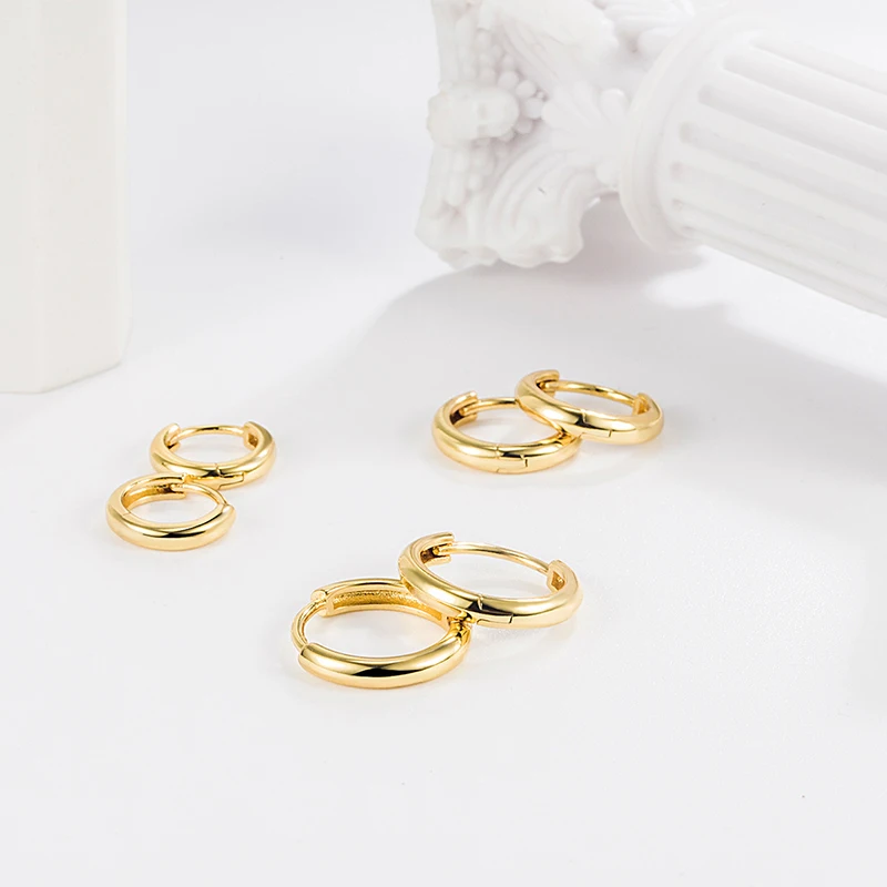 Mini Hoop Earrings Stainless Steel Earrings for Women Men Gold Color Tiny Cartilage Earring Piercing Pendientes Mujer Hombre 3