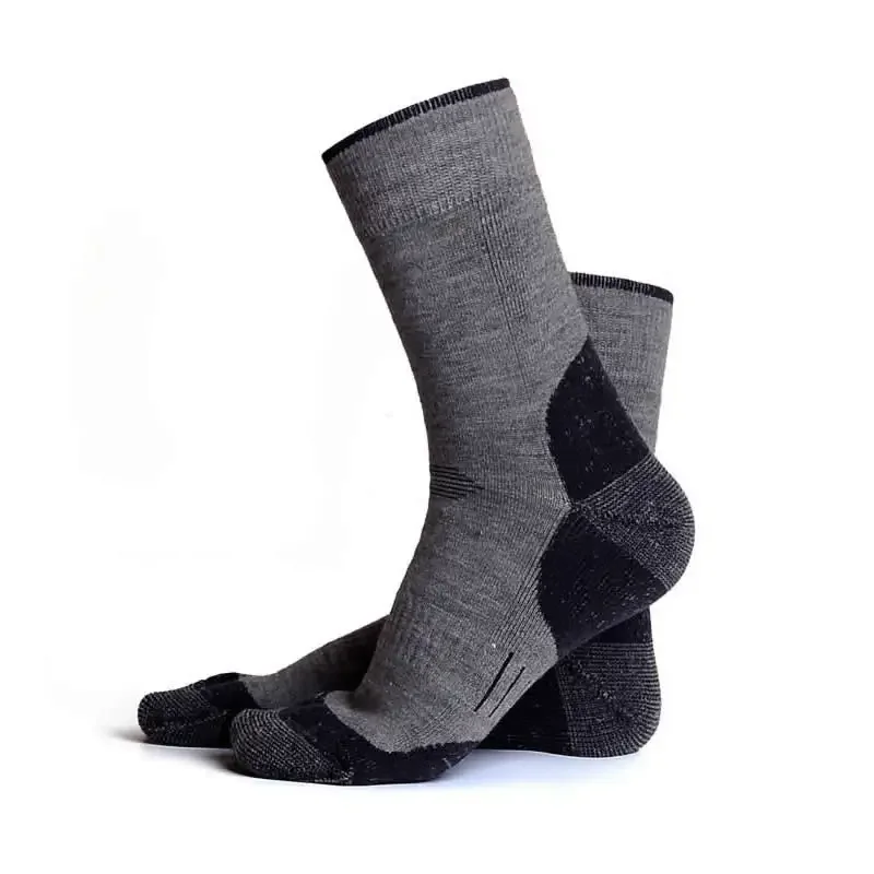 2 Pairs Ski Socks Men Women Thickened Thermal Merino Wool Winter Outdoor Snow Sports Cycling Mountaineering Hiking Socks