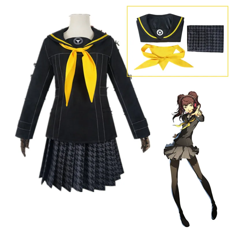 

Аниме игра Persona 4 Kujikawa Rise Косплей Костюмы Школьная форма матросский костюм женский костюм для вечеринки Хэллоуин