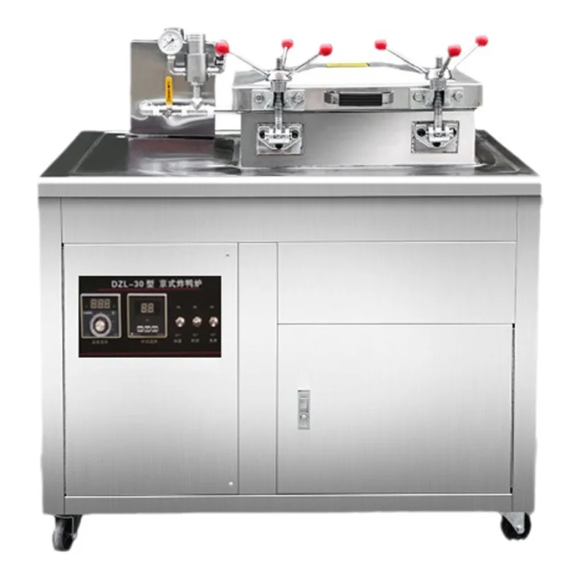 Gas Vertical Pressure Fryer 35L Large Capacity Pressure Commercial Stainless Steel Electric Heating  Fried Chicken Equipment 2