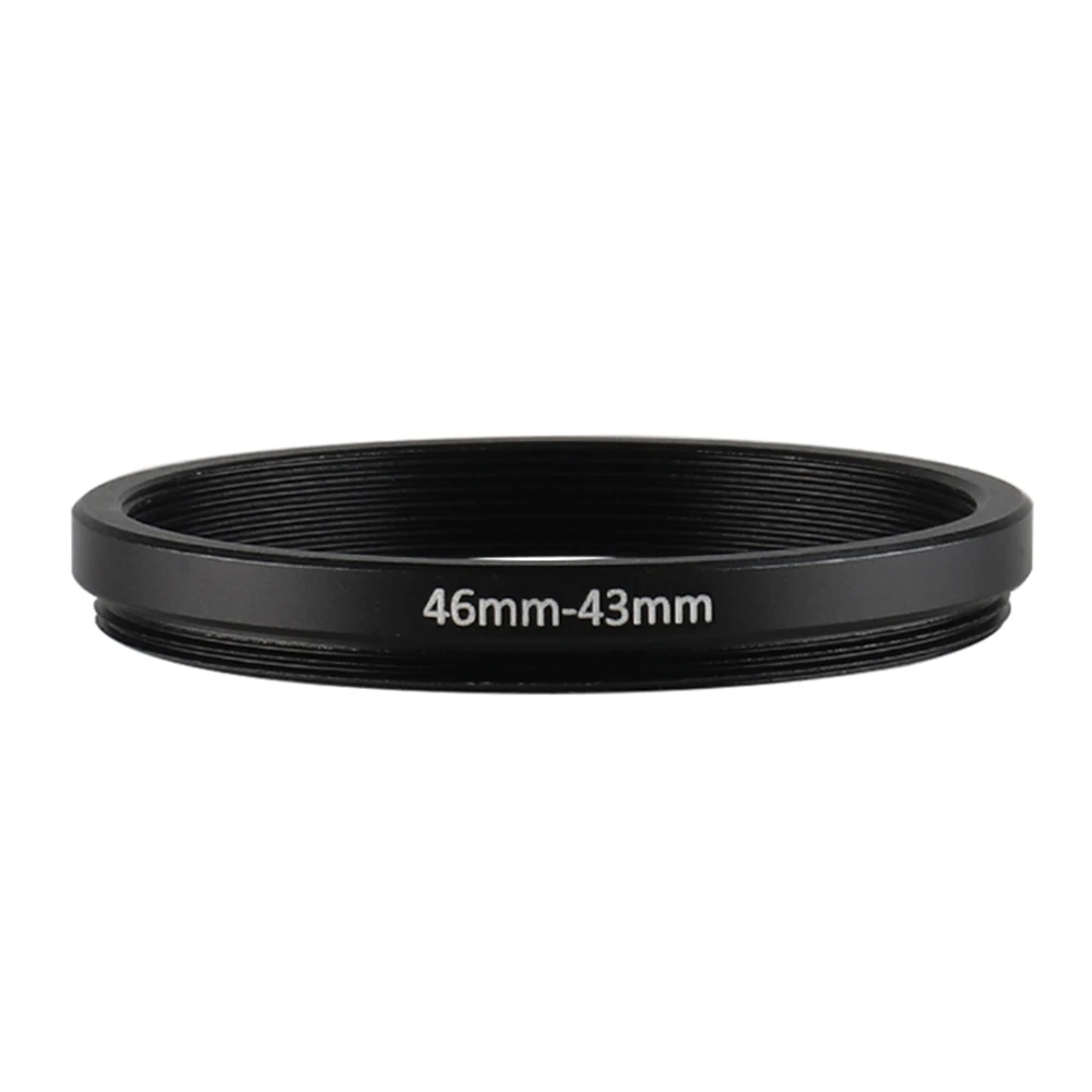 Aluminum Step Down Filter Ring 46mm-43mm 46-43mm 46 to 43 Filter Adapter Lens Adapter for Canon Nikon Sony DSLR Camera Lens