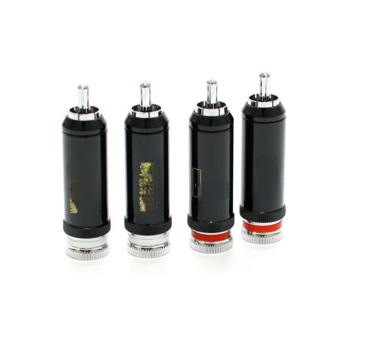 

0102Ag родиевое покрытие из чистой меди, разъем RCA, разъем Lotus Plug Wisp