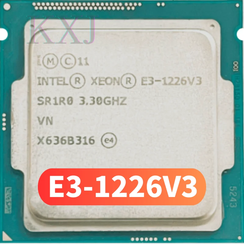 

Центральный процессор Intel Xeon E3 1226v3, б/у, 1226 ГГц, четырехъядерный, 4 потока, L2 = 1 Мб, L3 = 8 Мб, 84 Вт, LGA 3,3
