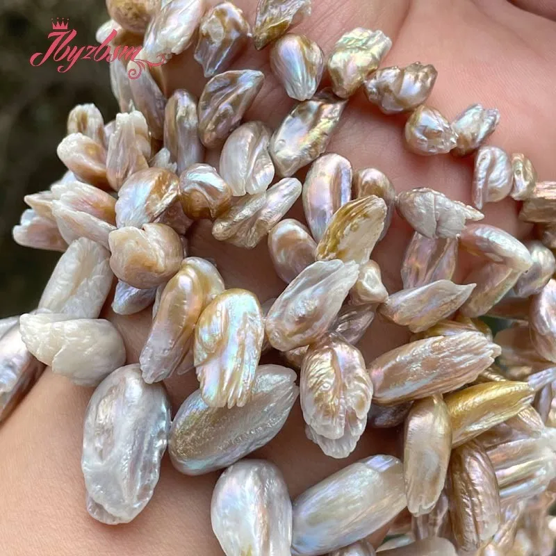 TOP Drilled Multicolor Reborn Keshi Natural Freshwater Pearl Beads for DIY Bracelet Necklace Earrings Charms Jewelry Making 15