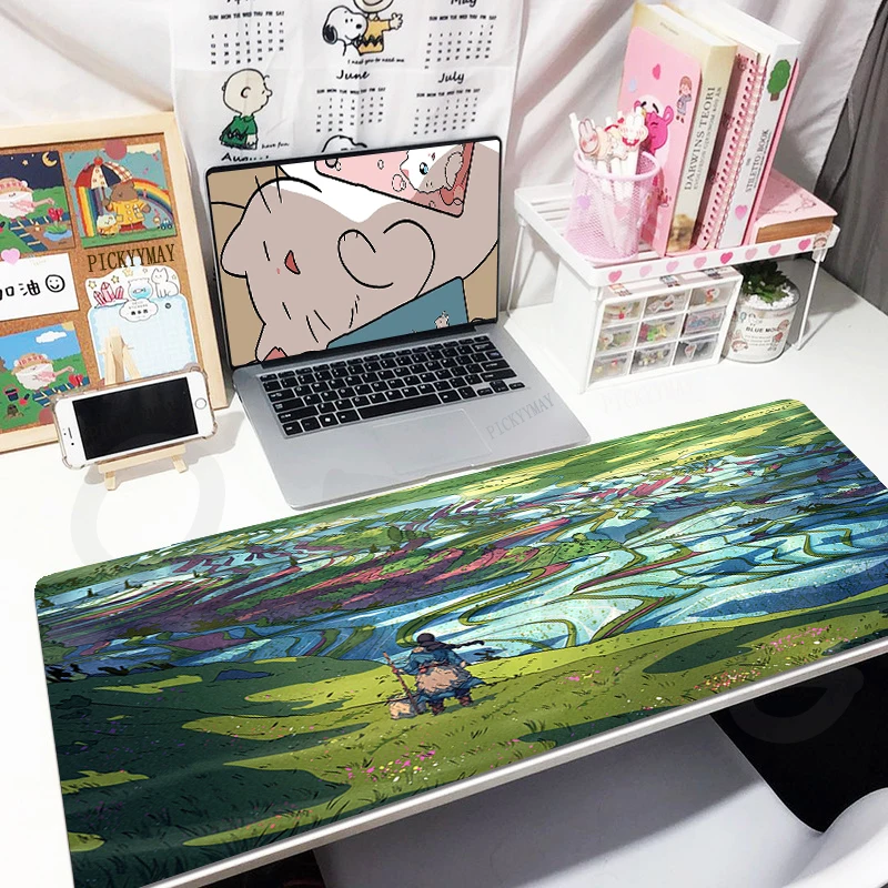 

Mouse Pads Chinese Style Gaming Mousepads 400x900 Large Mousepad Gamer Natural Rubber Mat Company Desk Pad Design For Gift