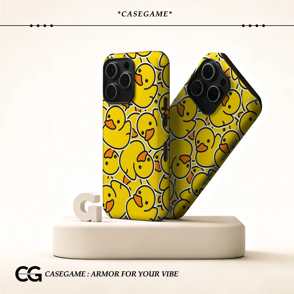 Magnetic Yellow Rubber Ducks Phone Case - Durable and Stylish Cover