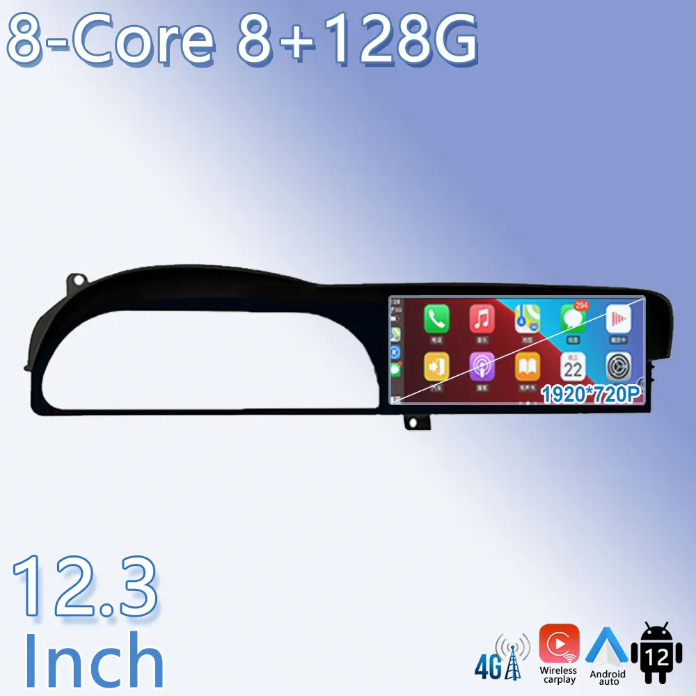 

Android 12 For Mercedes Benz S Class W221 CL W216 2005-2013 Car Radio 12.3" IPS Screen Stereo Video GPS Navigation