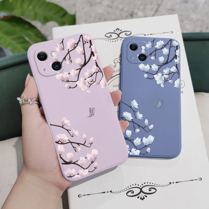 Nature-Inspired Silicone Phone Case with Tree Branch Design
