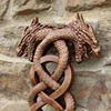 Resin Dragon Statues Dragon Figures Art Garden Decoration Fantasy Animal Sculptures Ornaments For Patio Front Lawn Garden Decor 5