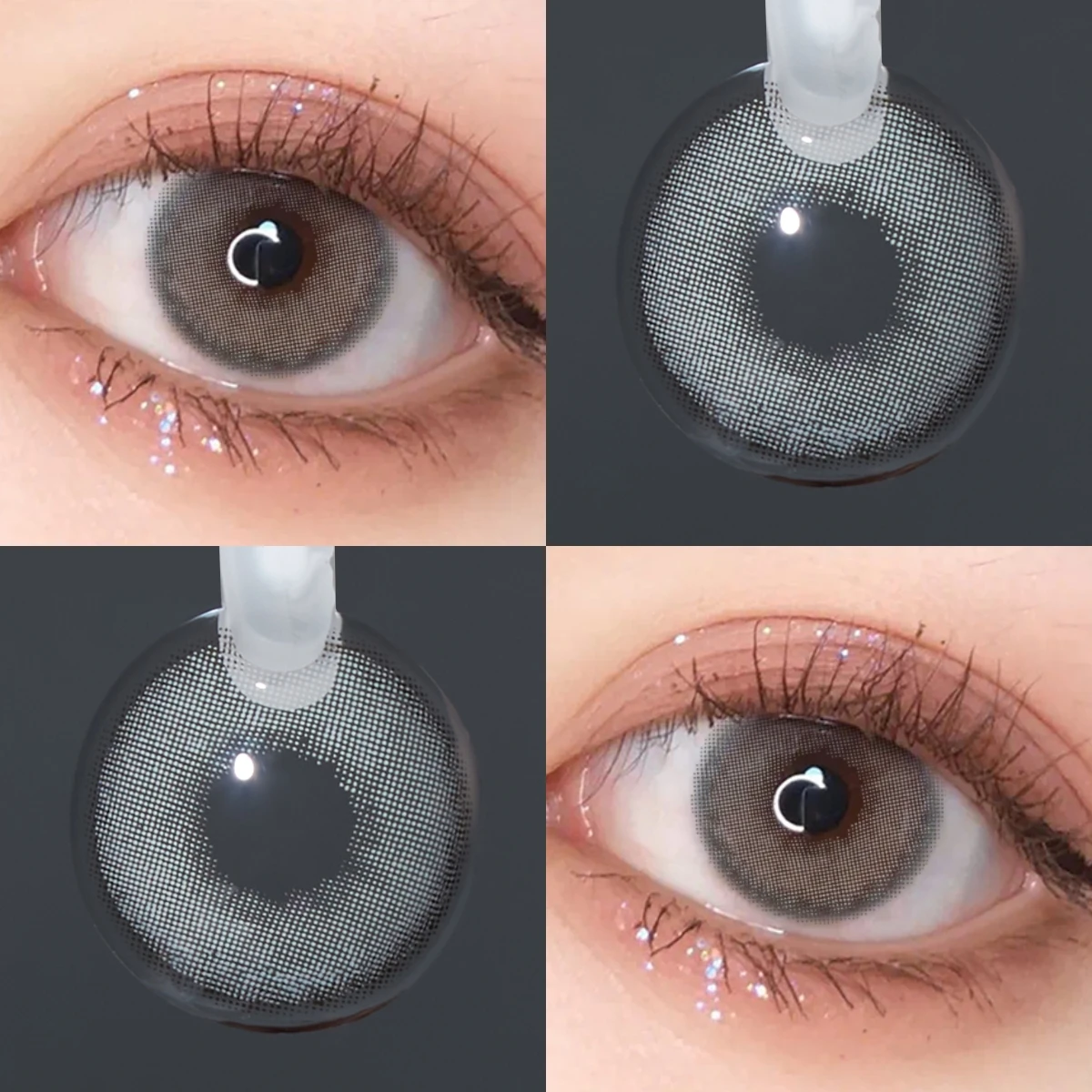 Lalens Soft Blue Colored Contact Lenses - Natural Look, Half-Yearly Wear