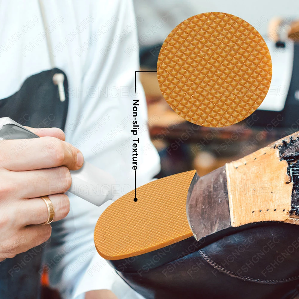 Gummisohle für die Schuhreparatur, rutschfeste Schuhpolster, verschleißfeste Außensohle, Ersatzsohle für High Heels, Sandalen – Detail 9