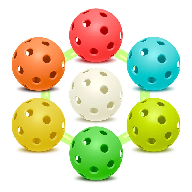 72MM Diameter 26 Holes Indoor Hollow Pickleball pickleball balls