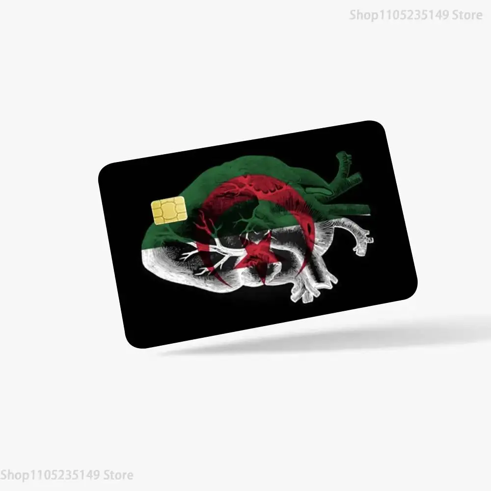 Exquisite Algerian-Themed Decorative Bank Card Sticker - Perfect Birthday Gift