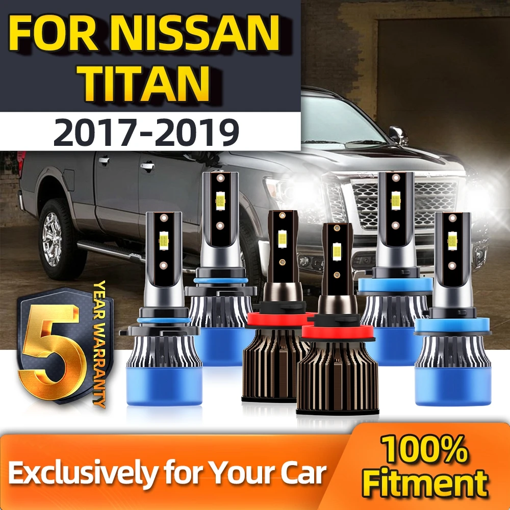 teenram-for-nissan-titan-h11-9005-h11-combo-bright-csp-lamps-kit-fog-lamps-24v-15000lm-auto-headlamps-high-low-beam-2017-2019