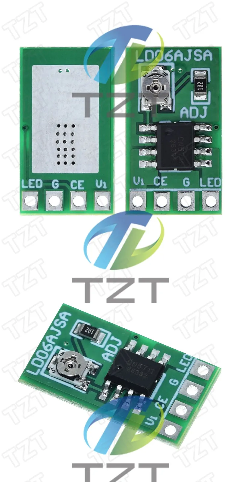 TZT 1/5/10 Stück 0-1500mA Einstellbarer Konstantstrom-LED-Treiber DC 3,3V 3,7V 4,2V 5V PWM-Steuerplatine Buck-Leistungsmodul – Detail 4