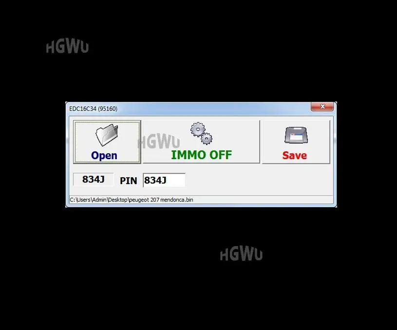 Calculateur (ECU) Bosch Edc16u34 Immo Off - Référence 0281014060, Occasion