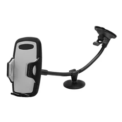 Universal Car Phone Mount with Long Arm for Windshield - Adjustable Cell Phone Holder Stand (GRAY)