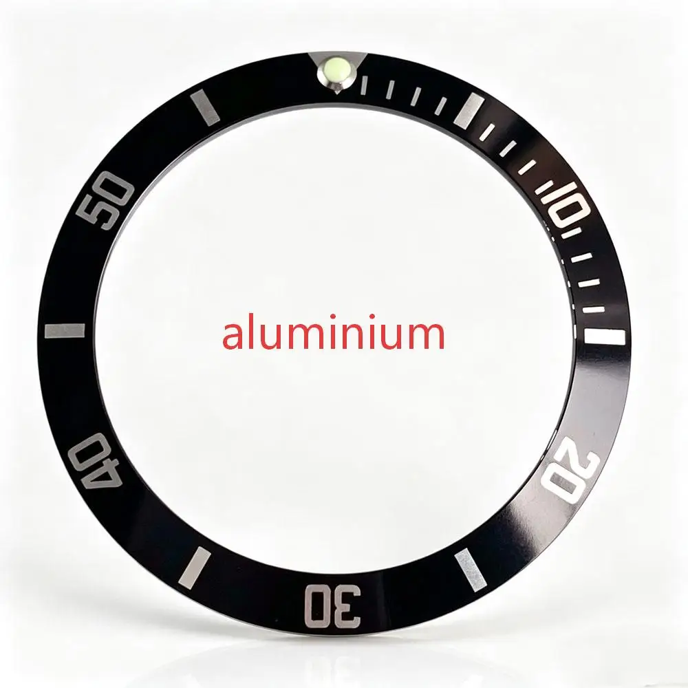 Premium Diving Bezel Insert in Ceramic/Aluminum/Acrylic - 36.5mm*29.2mm, 1 Piece