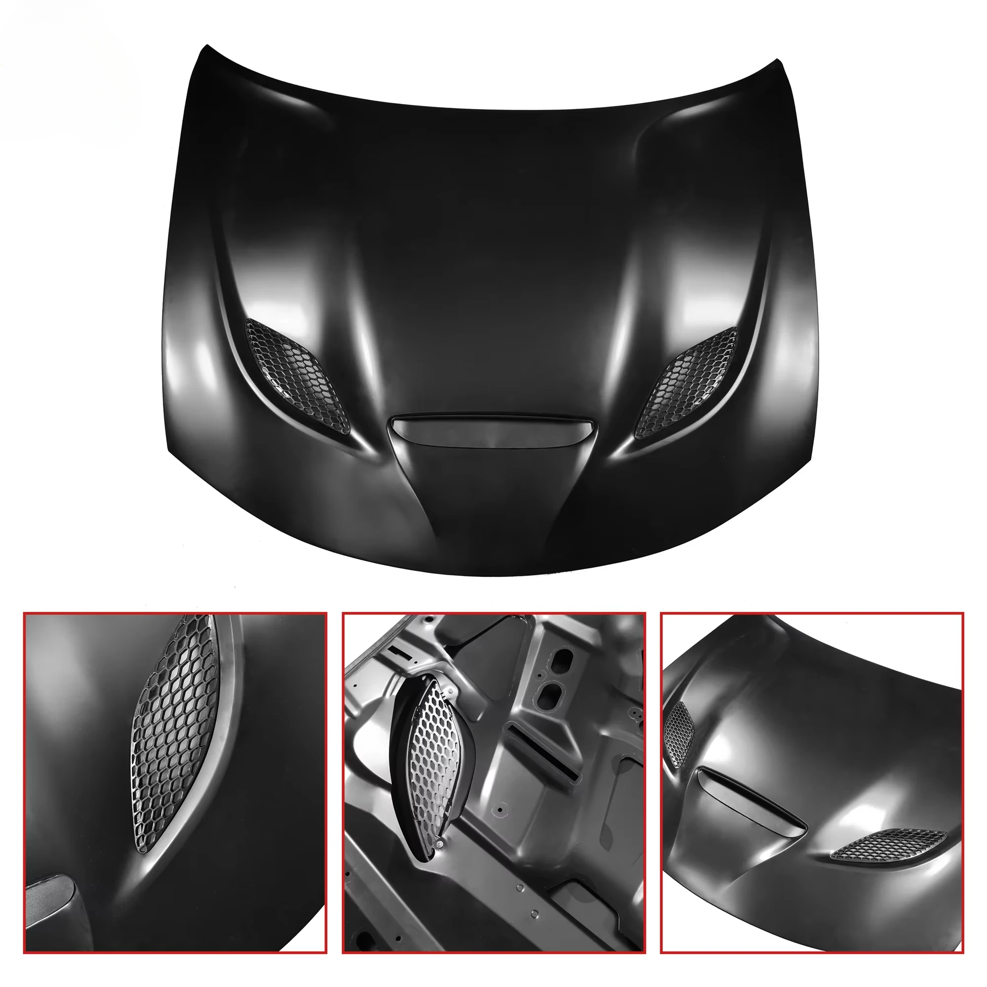 Honghang Manufacture Accessories Carbon Fiber Hood for 2015 Dodge Charger Hoodcustom