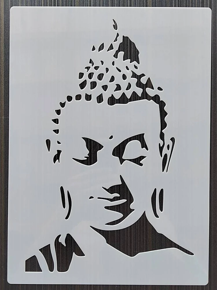 1-Pcs-21-29-Cm-Buddha-Template-DIY-Layering-Stencils-Wall-Painting