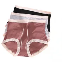 

High Waist Cotton Underwear Panties Women Sexy Lace Plus Size Briefs Underpants for Female 3XL Lingerie