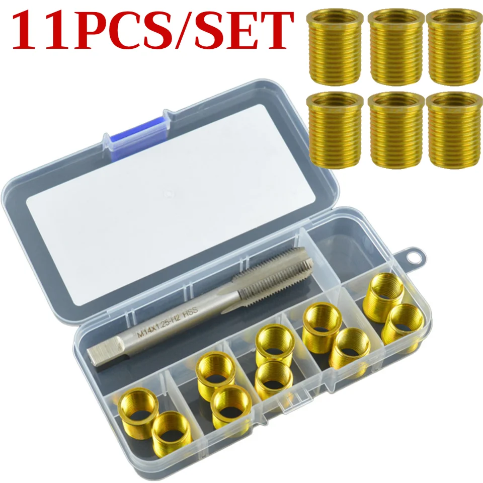 Lvifloae Outils De Réparation De Trou De Filetage De Bougie D'allumage