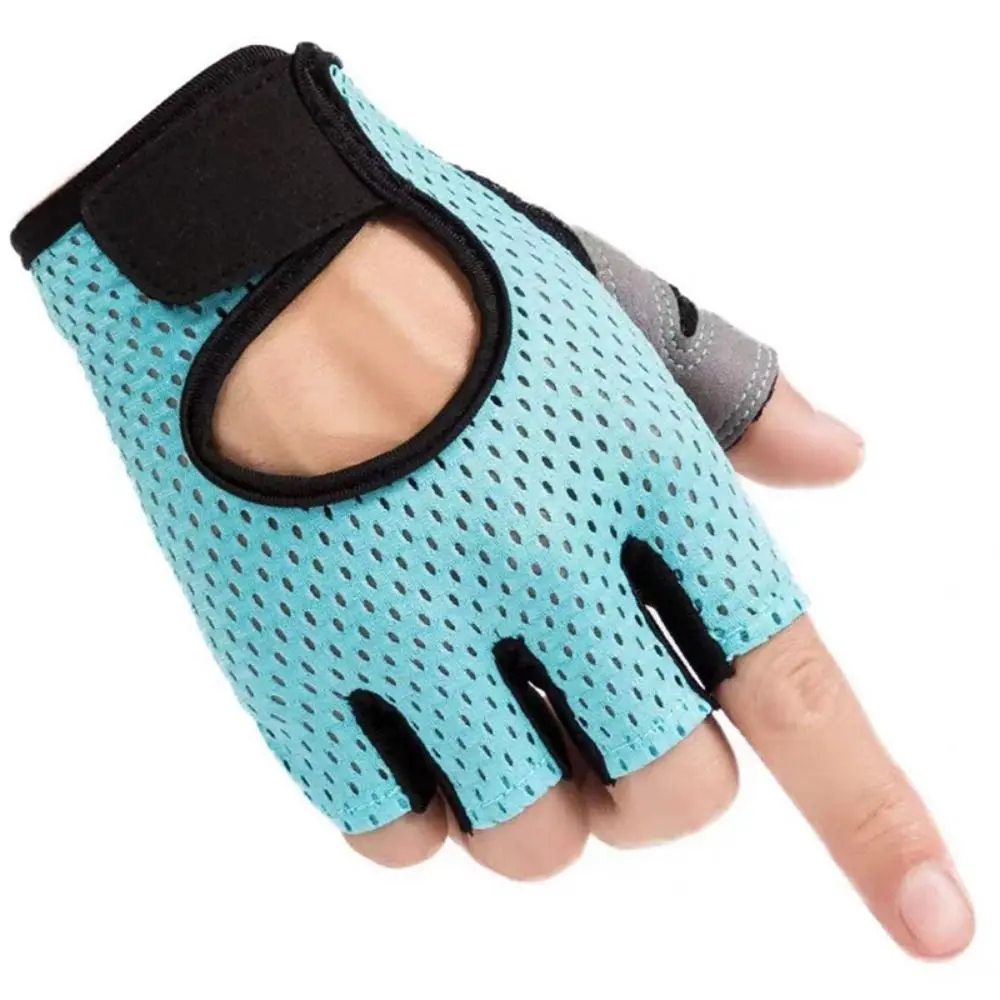 Breathable Weight Lifting Gloves Curved Open Back Shockproof Fitness Exercise Gloves Non-Slip Wearproof