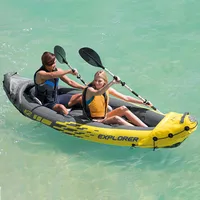 Double Kayak Inflatable Raft for Epic Fishing Journeys - Image 4