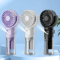 Ventilateur humidificateur Portable Mini ventilateur de brume d'eau USB Rechargeable Mini ventilateur portatif avec humidificateur petit ventilateur à main de poche 1