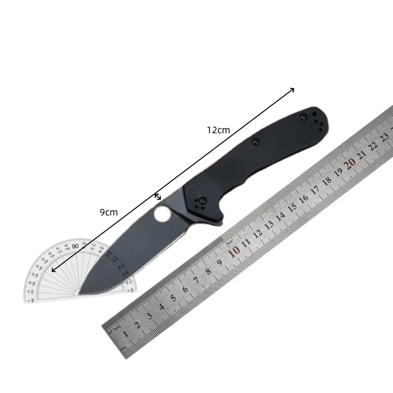 Top Selling SP C234 Folding Pocket Knife CPM S30V Blade G10 + Steel Handle High Quality Outdoor EDC Camping Hiking Tools 6